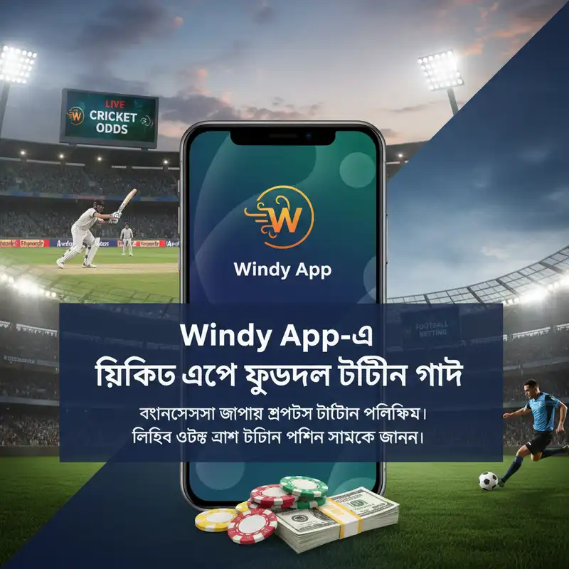 Windy App ক্রিকেট এবং ফুটবল বেটিং প্ল্যাটফর্ম